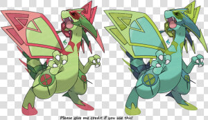 Mega Flygon Fan Art   Png Download   Mega Flygon  Transparent Png