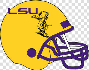 Helmet Clipart Lsu Football   Lsu Tigers Football  HD Png Download