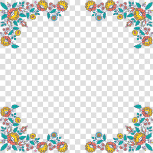 Transparent Country Border Clipart   Bingkai Bunga Vector Png  Png Download