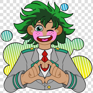 Deku Loves You   Cartoon  HD Png Download