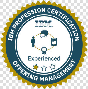 Ibm Offering Management Certification   Ibm Badge  HD Png Download