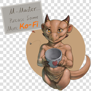 Ko fi Kobold   Cartoon  HD Png Download