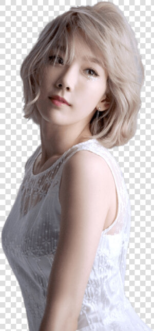 Taeyeon Blond Hair   Taeyeon Png  Transparent Png