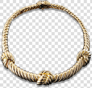 David Webb Gold Knot Necklace   Bracelet  HD Png Download