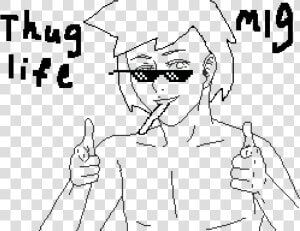 Mlg   Sketch   Cartoon  HD Png Download