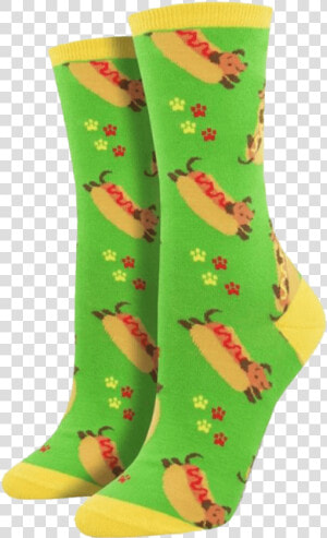 Weiner Dog Socks   Wiener Socks  HD Png Download