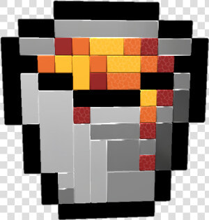 Pixelart Of “lava Bucket” From “minecraft” Wip   Lava Bucket Minecraft  HD Png Download