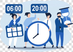 Blumaq Expands Its Customer Service Schedule   Time Management  HD Png Download