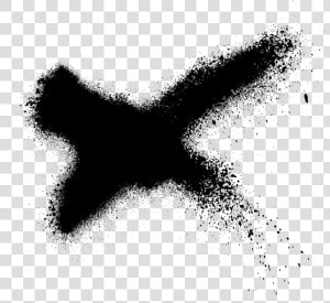 Vector Spray Grunge   X Spray Png  Transparent Png