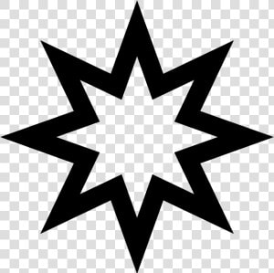 Star Of Bethlehem Clip Art   8 Pointed Star Outline  HD Png Download