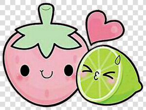  kawaii  lemon  fresa   Imagenes Kawaii De Fresas  HD Png Download