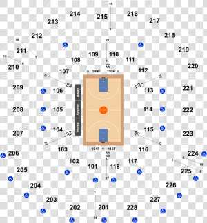 Seat Number Colonial Life Arena Seating Chart  HD Png Download