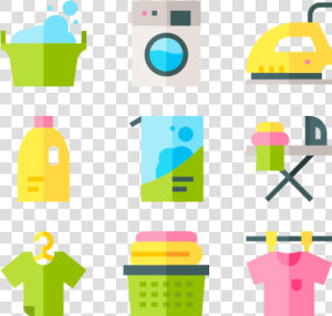 Laundry   Laundry Flat Icon  HD Png Download