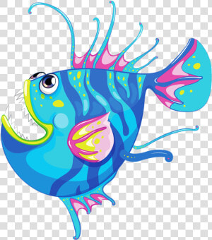 28 Fish  Rock And Rock Art   Shark Fish Cartoon Clipart  HD Png Download