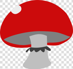 Red Mushroom Svg Clip Arts   Hongo Vector  HD Png Download