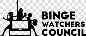 Binge Watcher S Council   Silhouette  HD Png Download