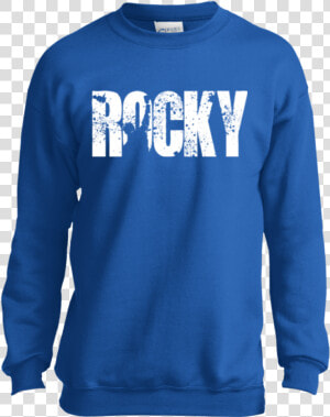 Rocky Balboa Officially Licensed Youth Ls Shirt sweatshirt hoodie   Kc Chiefs Funny T Shirts  HD Png Download