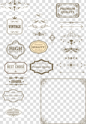 Vintage Dividers Png   Text Box Vintage Png  Transparent Png