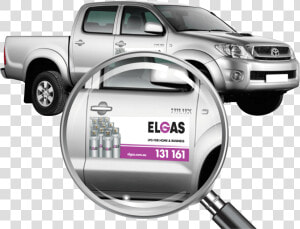 Large Car Door Magnets   Centre Bearing Toyota Hilux 2009  HD Png Download