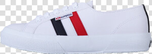 Superga White Red Blue  HD Png Download