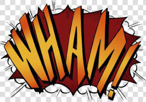 Wham Sticker   Transparent Comic Book Wham Png  Png Download