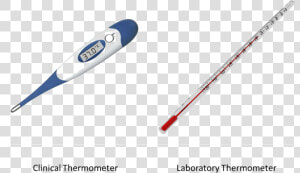 As Showing In Images Is A Clinical Thermometer And   Clinical Thermometer And Laboratory Thermometer  HD Png Download