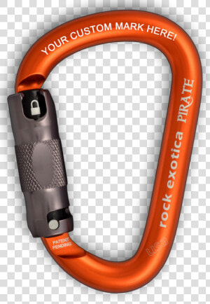 Pirate   Custom Marked   Carabiner  HD Png Download