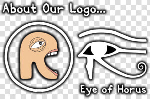 Rawr Logo Rawr Life Logo Eye Of Horus   Cartoon  HD Png Download