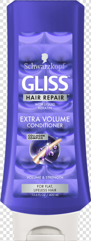 Gliss Us Extra Volume Conditioner   Volume One Shampoo  HD Png Download