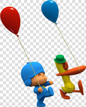  freetoedit  pocoyo  pato  balloons  ftestickers  stickers   Birthday Pocoyo Png  Transparent Png