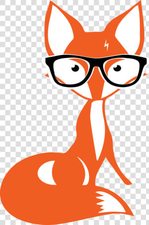 Nerdy Fox  HD Png Download