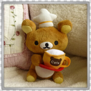 Blippo Haul Review Shoplog Rilakkuma Plush Cafe Kawaii   Stuffed Toy  HD Png Download