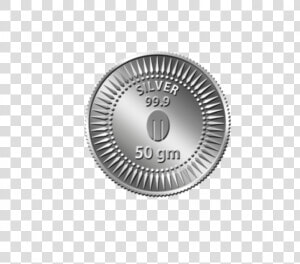 Silver Coin 10 Gms  HD Png Download