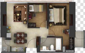 Bedroom Plan With Wardrobe  HD Png Download