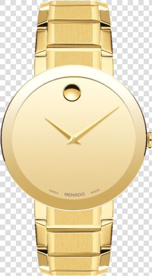 Movado Men S Swiss Sapphire Gold tone Pvd Stainless   Vacheron Constantin Chronometre Royal Price  HD Png Download