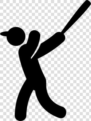 Baseball Player   Baseball Player Icon Vector  HD Png Download