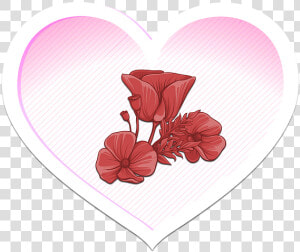 Heart  Flower  Love  Valentine S Day  Symbol  Affection   Valentine S Day Heart Png  Transparent Png