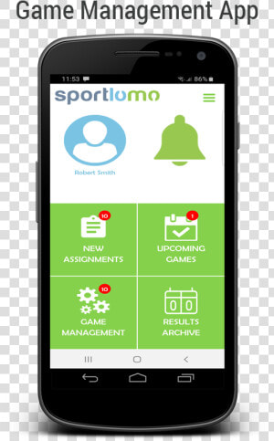 Game Management App  Assign Officials  Return Scores    Iphone  HD Png Download