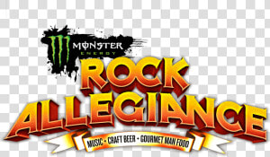 Monster Energy Rock Allegiance 2016  HD Png Download