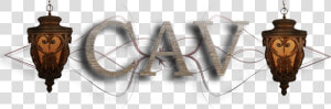 Cav Logo Lamps 2   Wire  HD Png Download