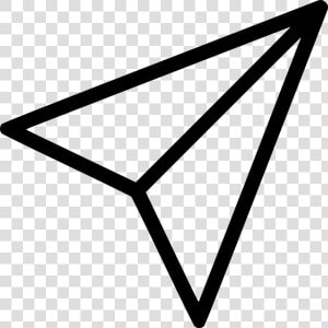 Paper Plane   Instagram Paper Plane Icon  HD Png Download