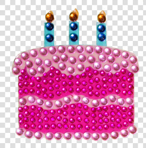 Rhinestone Birthday Cake 2in Stickerbeans  HD Png Download