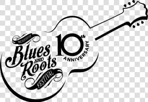 Beaumont Blues 10th Anniversary Logo   Blues Logo  HD Png Download