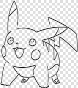 Metal Pikachu  Pikachu  Pokemon  Pokemon Go  Figure   Pokemon En Blanco Y Negro  HD Png Download