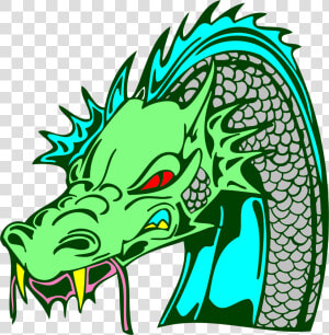 Angry Green Dragon Clip Arts   Green Dragon Head Png  Transparent Png