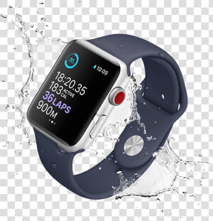 Waterproof   Apple Watch Nike Series 2 42mm Case Space Gray Aluminum  HD Png Download