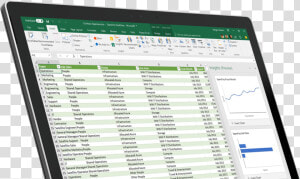 Excel Spreadsheet Computer  HD Png Download