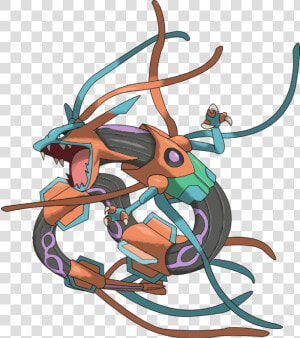 Transparent Pokemon Clipart   Rayquaza Deoxys Fusion  HD Png Download