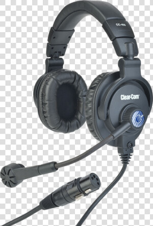 Cc 400 Double Ear Headset   Clear Com Headset  HD Png Download