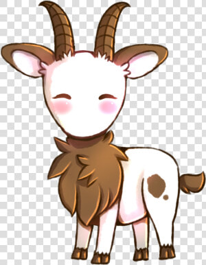 Goats Head Clipart Cute Anime   Cute Anime Goat  HD Png Download